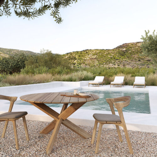 CIRCLE DINING TABLE 136 TEAK