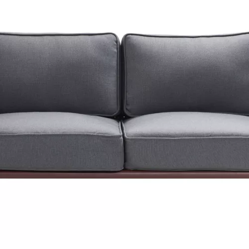 ENCORE 2-SETER SOFA DARK GREY, CANE-LINE SOFT ROPE/LAVA GREY ALUMINIUM