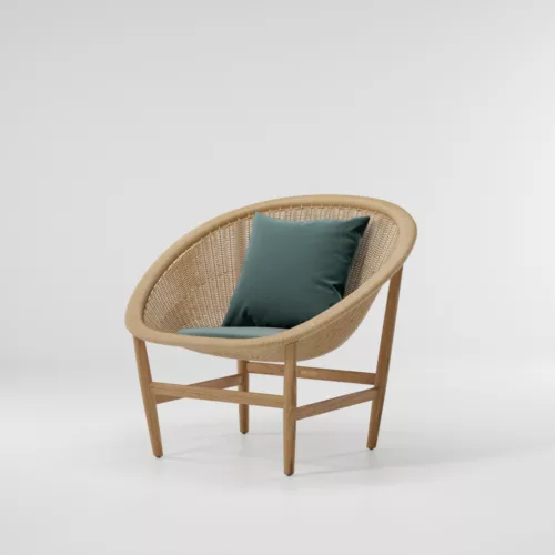 BASKET LOUNGE CHAIR &nbsp;INKL PUTER