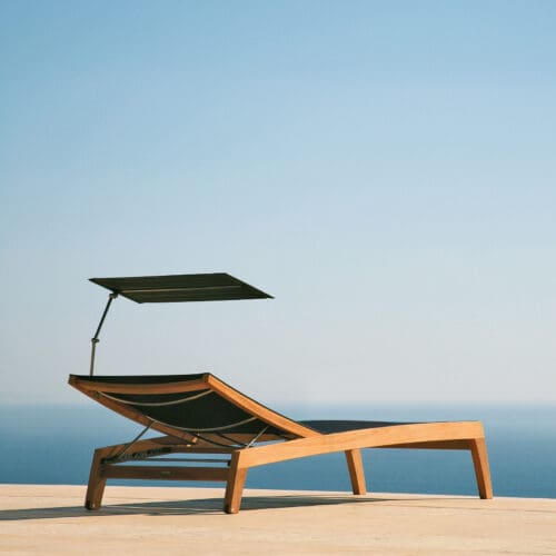 EQUINOX OCCASIONAL LOUNGER SUNSHADE (PLATINUM SLING)