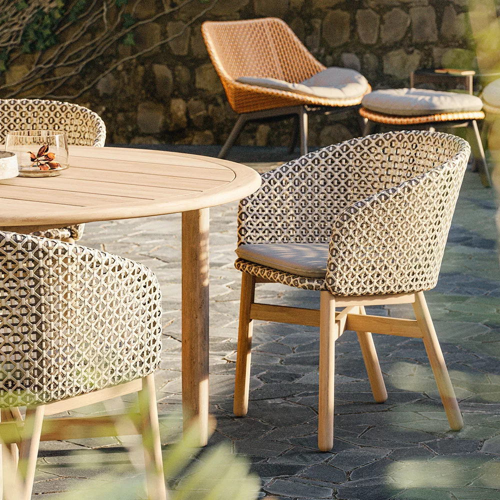 MBRACE DINING ARMCHAIR TEAK EX PUTE - Bilde 2