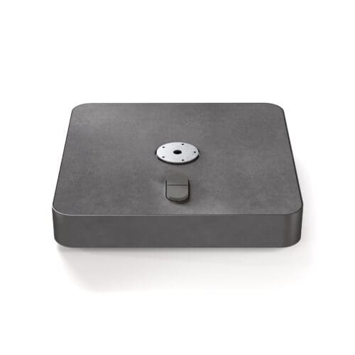 BASE M4 M. HJUL 120 KG M. DEKORPLATE ANTRACITE UTEN TUBE