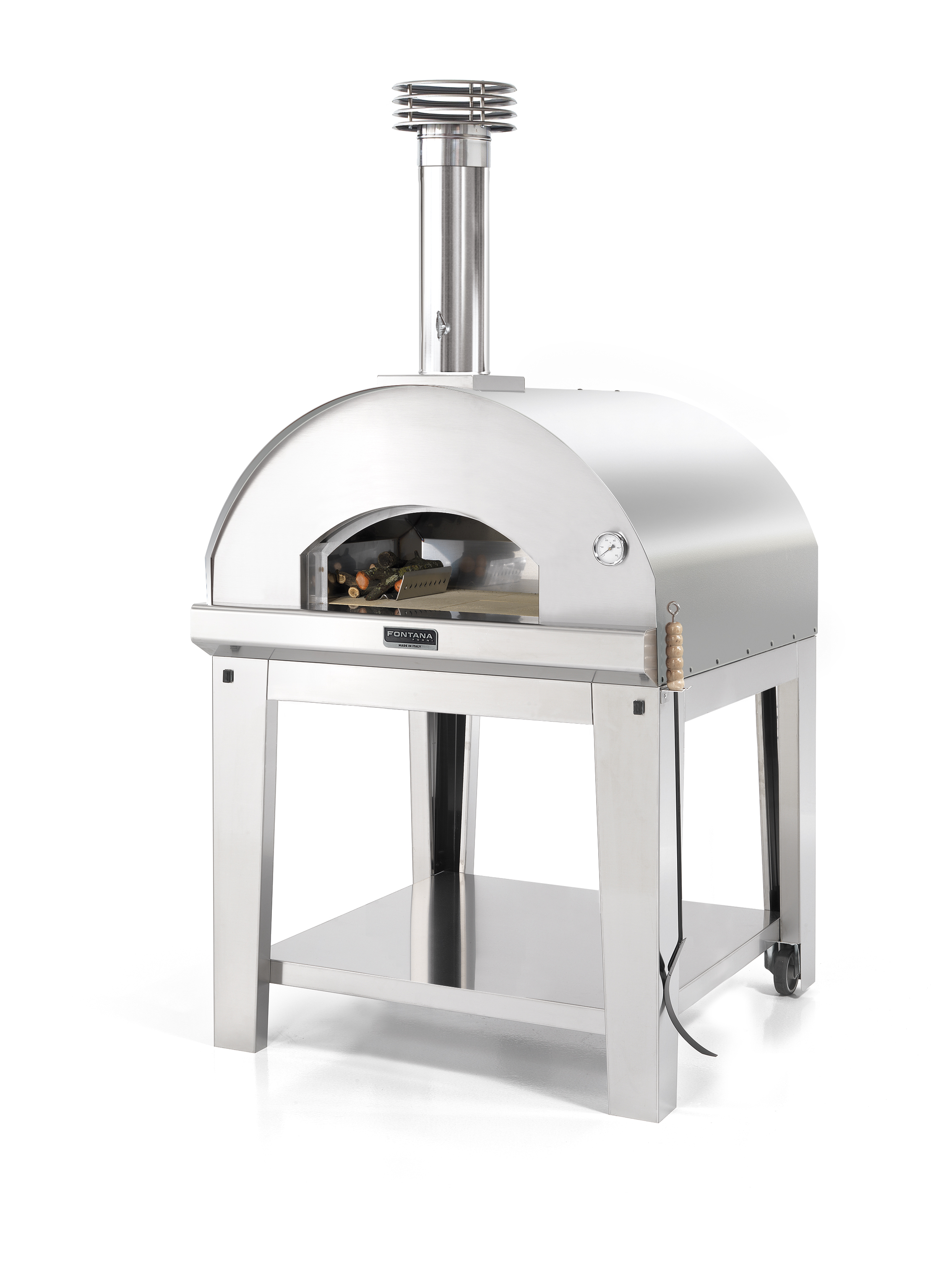 MARINARA INOX - INKL. VOGN/TROLLEY VEDFYRT PIZZAOVN