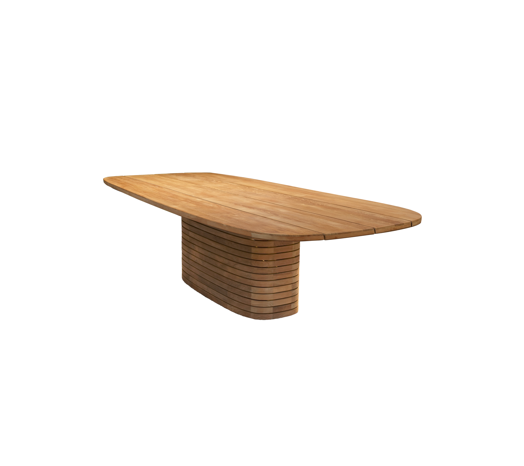 MELLOW SPISEBORD, OVALT - LARGE (300 X 130), TEAK